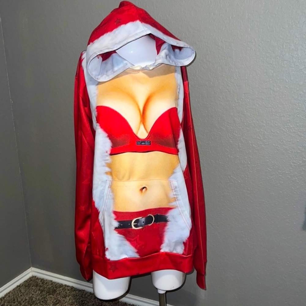 Mrs. Santa Hoodie, XXL